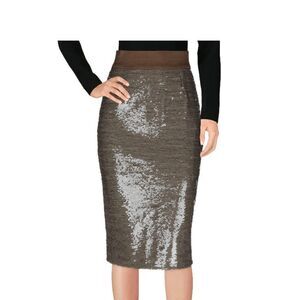 MARIA DI SOLE Sequin Knee Length Skirt NWT